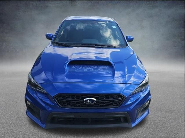2019 Subaru WRX Base in Wr Blue Pearl — front three-quarter view