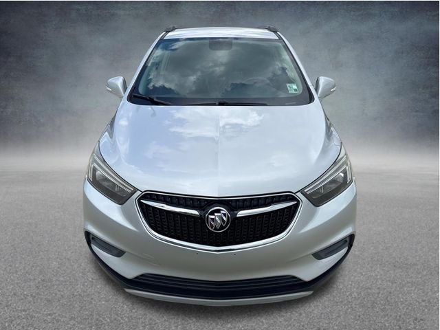 2018 Buick Encore Preferred in Quicksilver Metallic — front three-quarter view