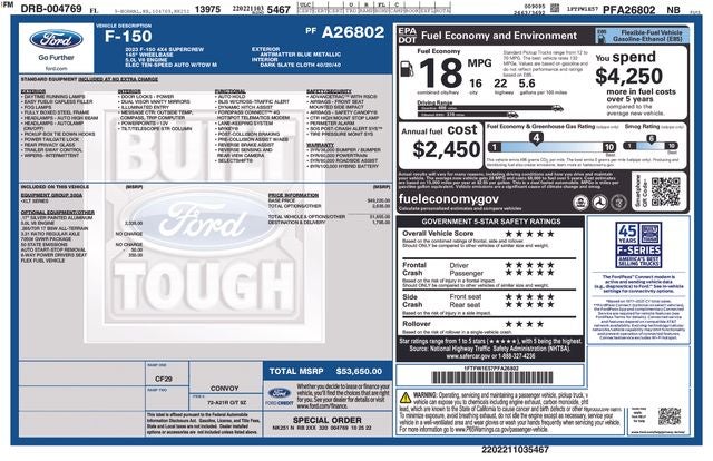 2023 Ford F-150 — detail view